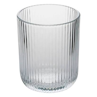Lote de 6 vasos bajos "ema" vidrio, transparente