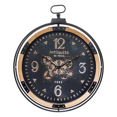 Reloj "amri" negro, d.70 cm