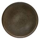 Lote de 6 platos llanos "Tierra Desconocida" Loza, D.26,7 cm, Marrón Marrón