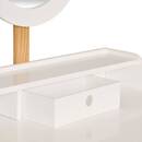 Tocador y taburete infantil "Bella" H.89,2 cm, Blanco Blanco
