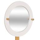 Tocador y taburete infantil "Bella" H.89,2 cm, Blanco Blanco