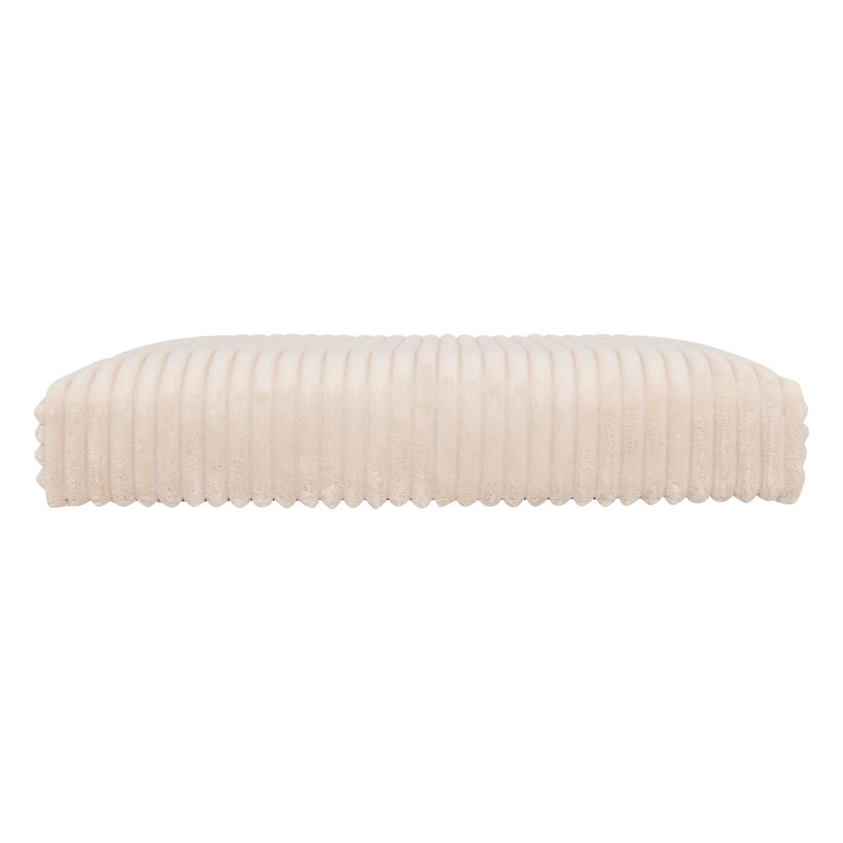 Puf plegable "Arum" Marfil, 38x38 cm Marfil