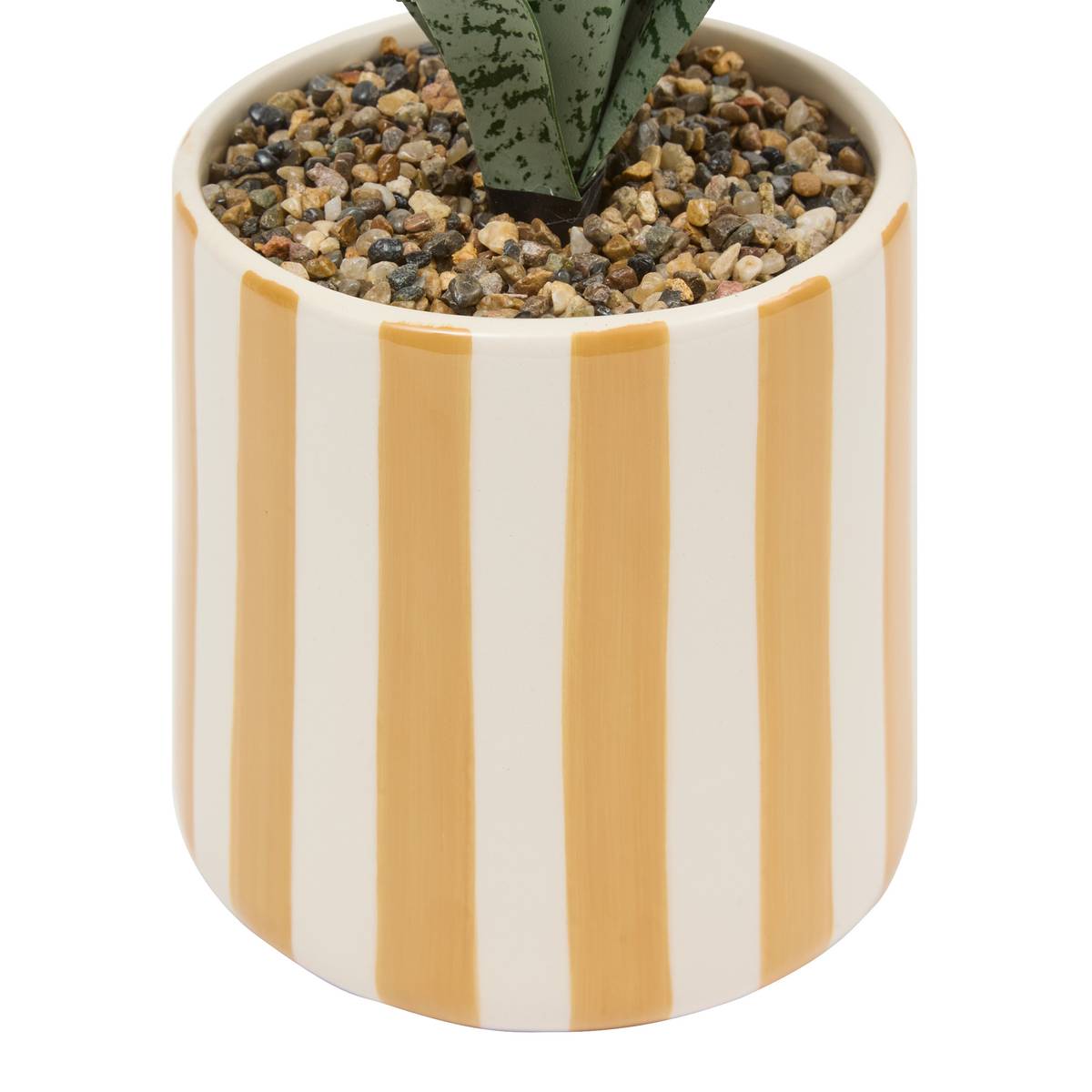 Planta artificial en maceta "Cheri" 11,5x11,5 cm Amarillo