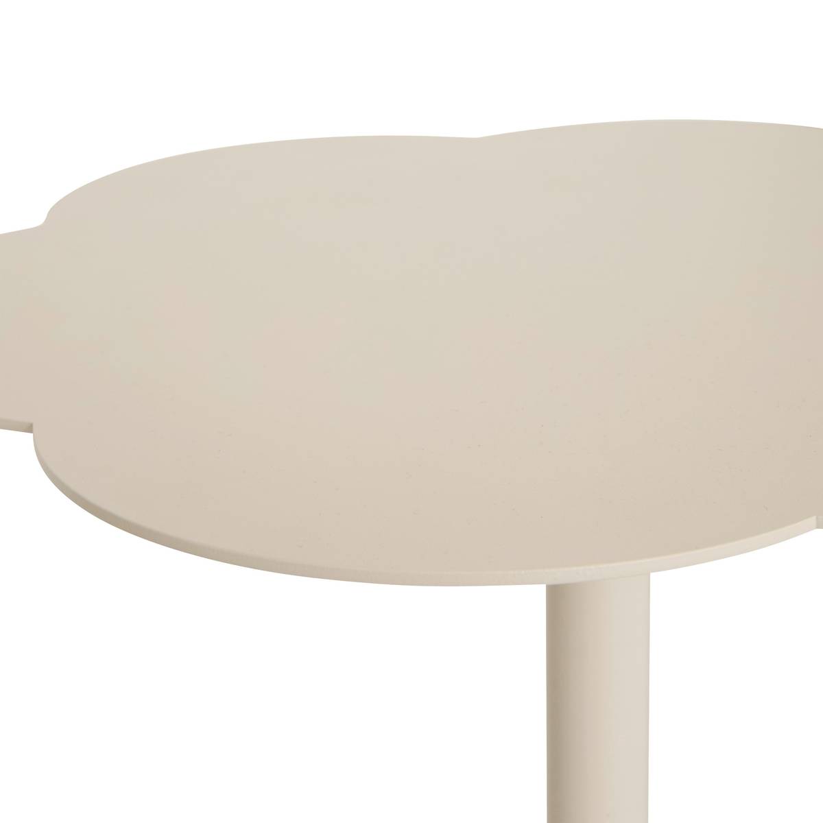 Mesa auxiliar "Fiora" Marfil, 43x43 cm Marfil