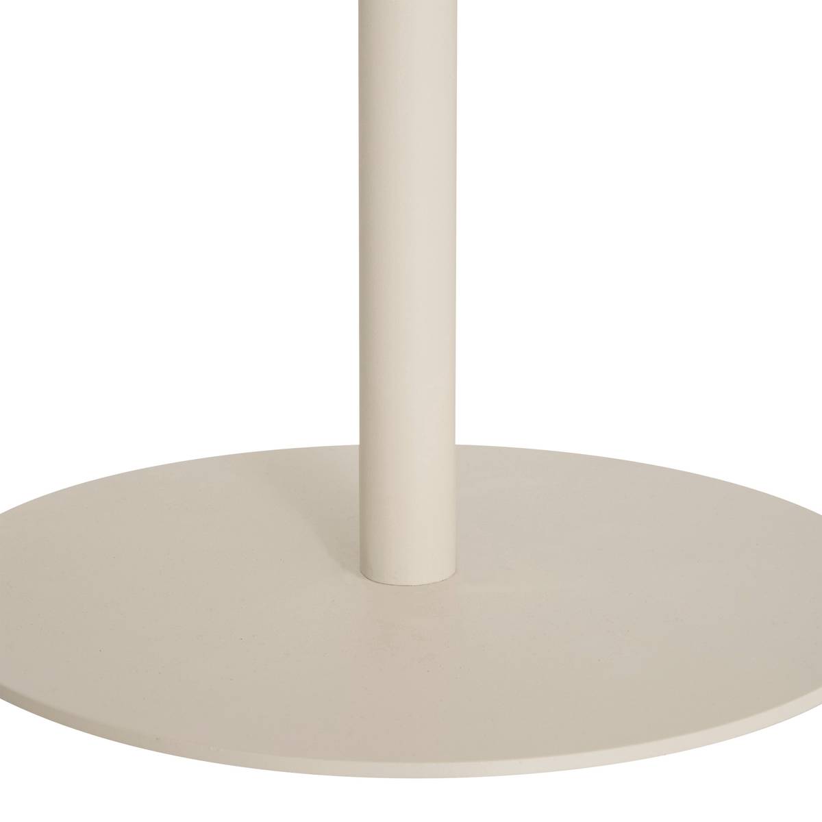 Mesa auxiliar "Fiora" Marfil, 43x43 cm Marfil