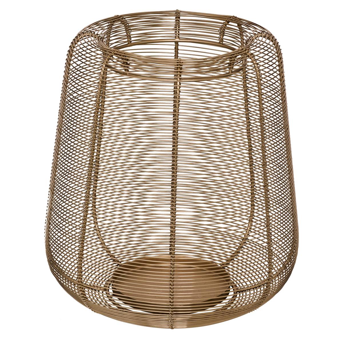 Linterna Dorado, 27x27 cm Oro