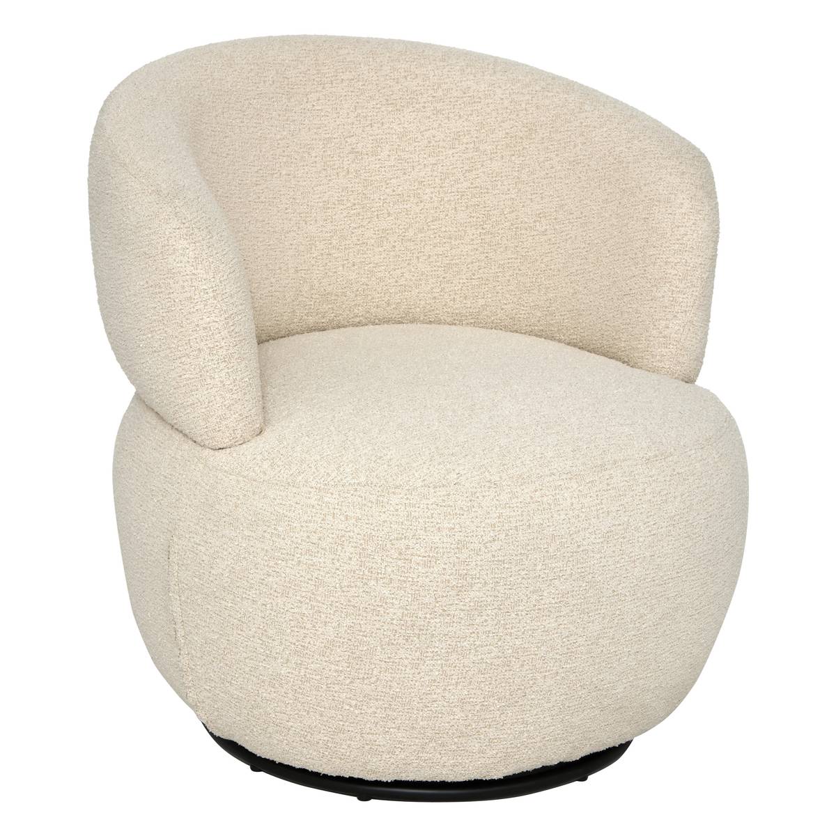 Silla giratoria "Sileo" Arcilla Beige