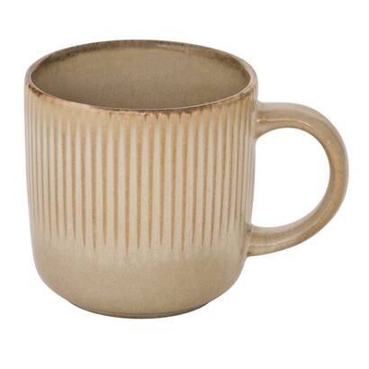 Taza "chloe" gres (cer&aacute;mica), 360 ml, beige