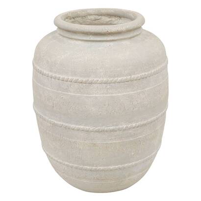Jarra "romia" blanco, h.46 cm