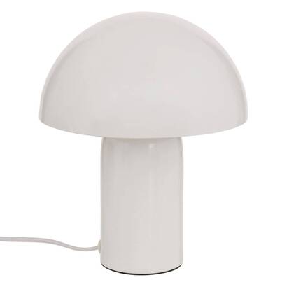 L&aacute;mpara seta "lito" blanco, h.24,5 cm