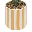 Planta artificial en maceta "Cheri" 11,5x11,5 cm Amarillo