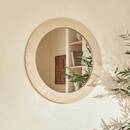Espejo de pared "Anaya" Beige, D.78 cm Beige