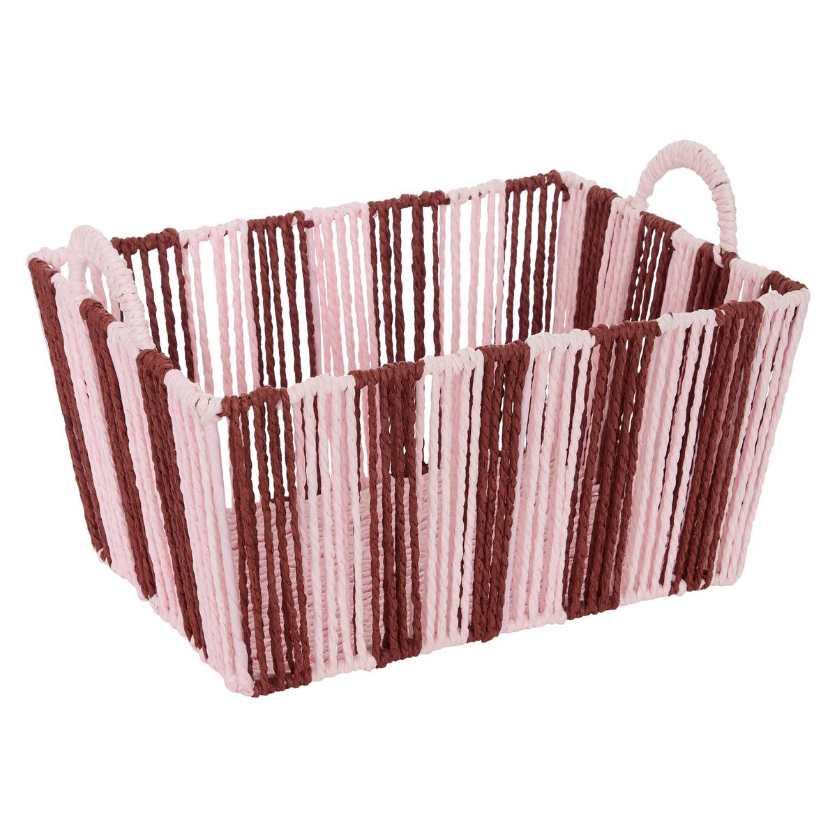 Juego de 3 cajas "Cherie" Rojo Granate, 37x18 cm Rojo