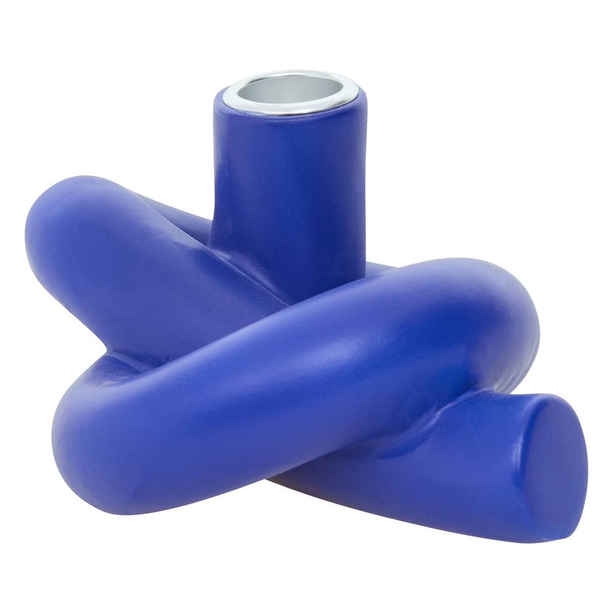 Portavelas "Flow" 16x8 cm Azul