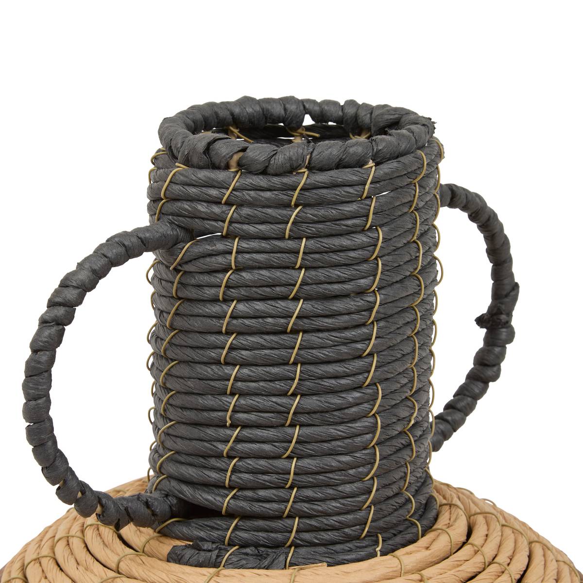 Jarrón "Wonj" Multicolor, h.35 cm Marrón