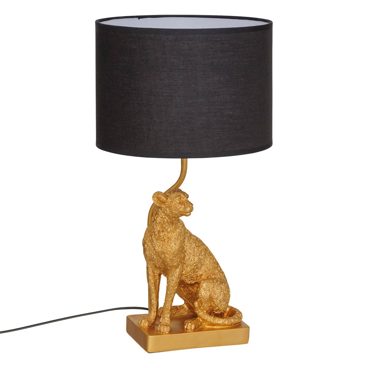 Lámpara de mesa Sector "Gepi" Dorado, H.47,5 cm Oro
