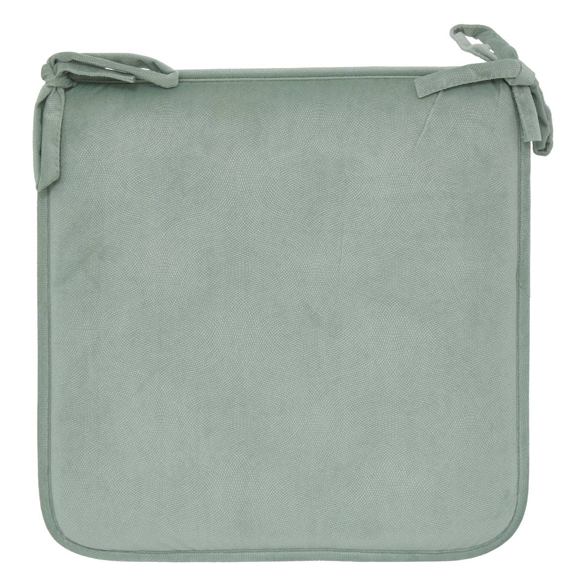 Cojín de silla "Lilou" Verde celadón, 38x38 cm Verde celadón