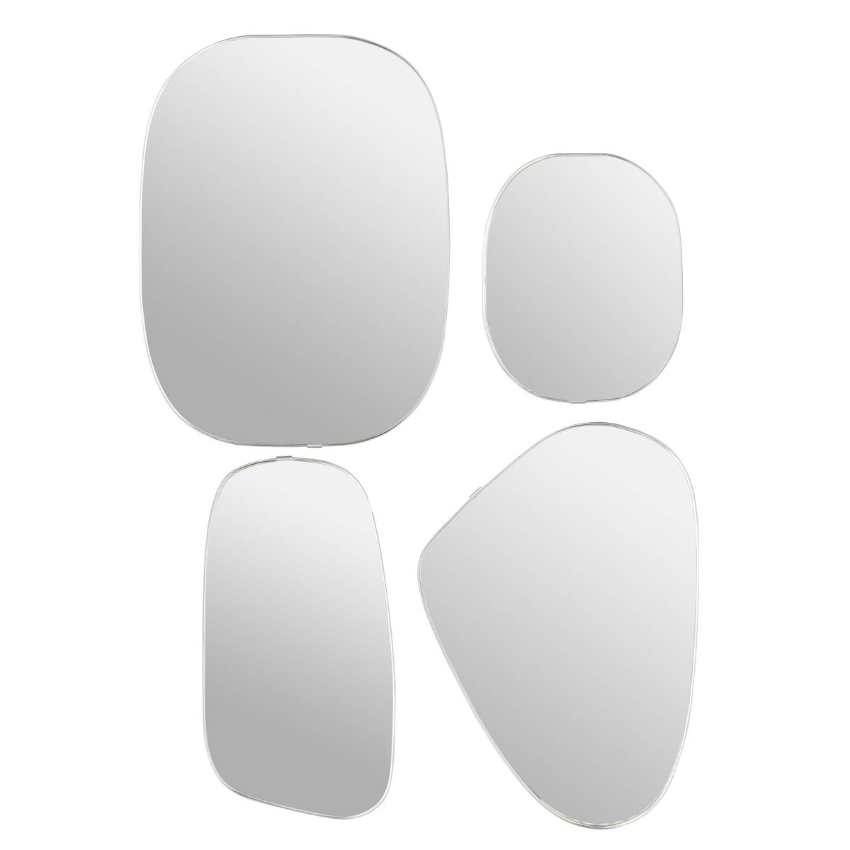 Espejo de pared "Roman" Plata, 40x30 cm Plata