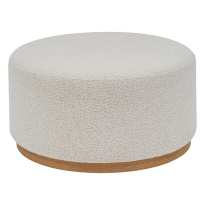 Puf xl "nesky" blanco