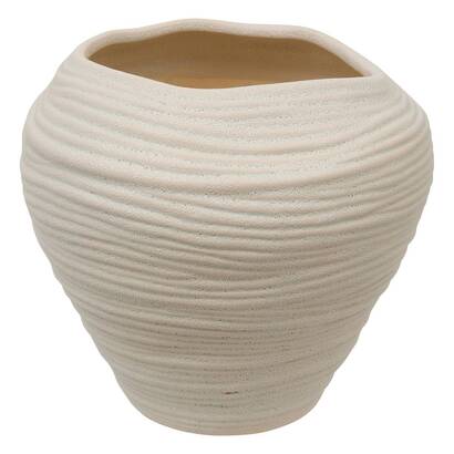 Jarr&oacute;n "prudi" blanco, h.22 cm