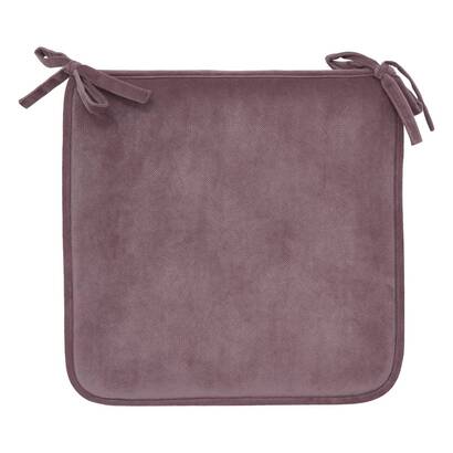 Coj&iacute;n de silla "lilou" violeta claro, 38x38 cm