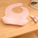 Set de baberos para niños "Yum" 2 piezas, Rosa Rosa