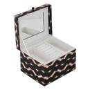 Caja de joyas "Wonja" Negro, 18x13 cm Negro