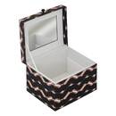 Caja de joyas "Wonja" Negro, 18x13 cm Negro