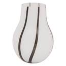 Jarrón "Piero" Negro y Blanco, H.20,5 cm Negro / Blanco