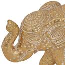 Estatuilla de elefante "Gajah" Dorado, 16,5x7 cm Oro