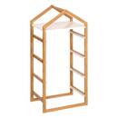 Unidad de almacenamiento de 4 estantes "Bako" Blanco, 43x94,5 cm Blanco