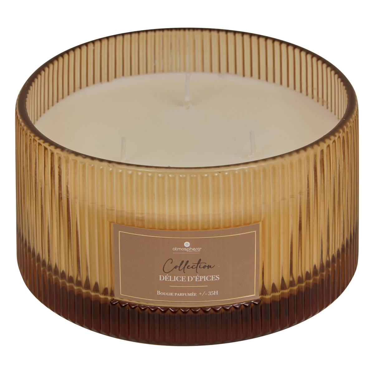 Vela perfumada "Albie" Naranja confitada - Canela - Haba tonka, Ámbar, 635g Delicia de especias