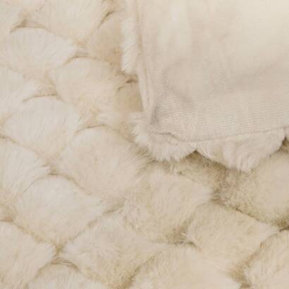 Plaid "adriel" beige, 230x180 cm