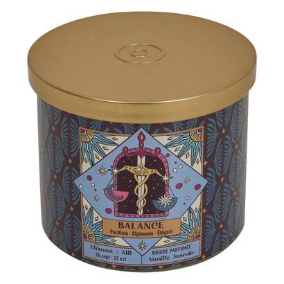 Vela perfumada "astro" varios aromas, multicolor, 396g