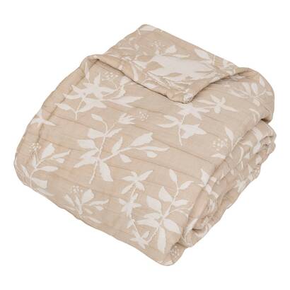 Cubrecama "nuvia" lino beige, 260x240 cm