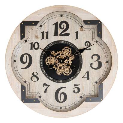 Reloj "mckenzie" beige, d.63 cm
