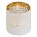 Vela Perfumada "Lucia" Vainilla - Almizcle, Blanco, 250g Vainilla y almizcle