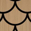 panel decorativo de pared "Clint" Beige, 64x66 cm Beige