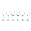Lote de 6 copas de vino "Olivia" Vaso, 350 ml, Transparente Transparente