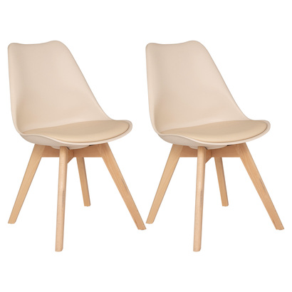 Lot de 2 chaises Baya Salle &agrave; manger Chaises, fauteuils de table