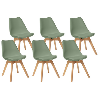 Lot de 6 chaises baya salle &agrave; manger chaises, fauteuils de table