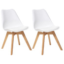 Lot de 2 chaises Baya Salle &agrave; manger Chaises, fauteuils de table