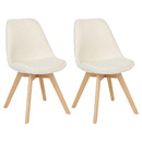 Lot de 2 chaises Baya Salle &agrave; manger Chaises, fauteuils de table