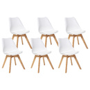 Lot de 6 chaises Baya Salle &agrave; manger Chaises, fauteuils de table