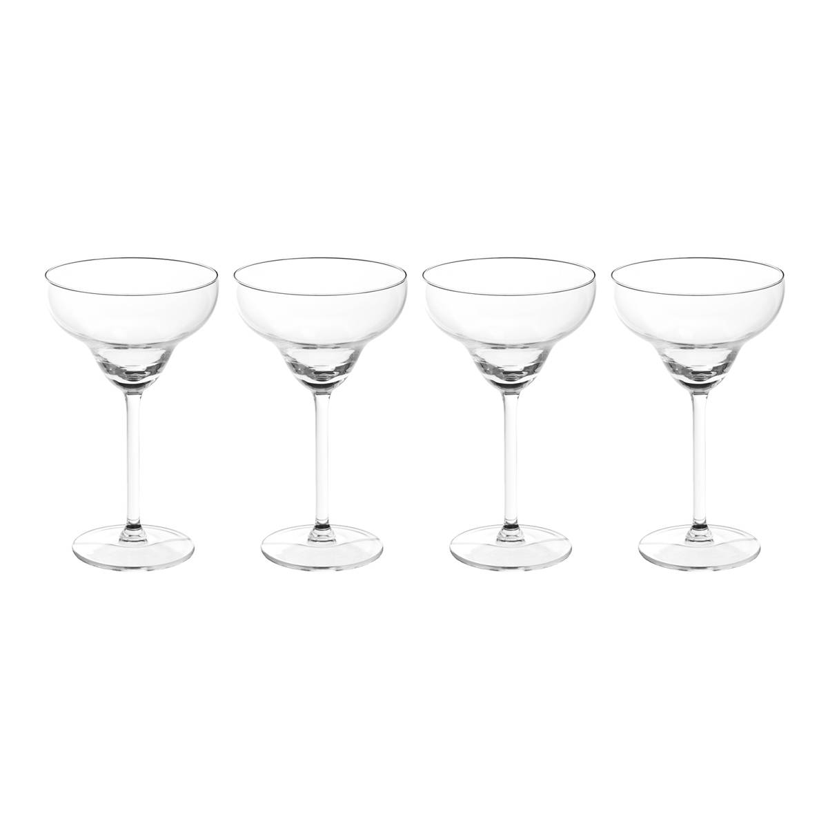 Lot de 4 verres &agrave; margarita Margarita Verres, carafes Verres ap&eacute;ritif
