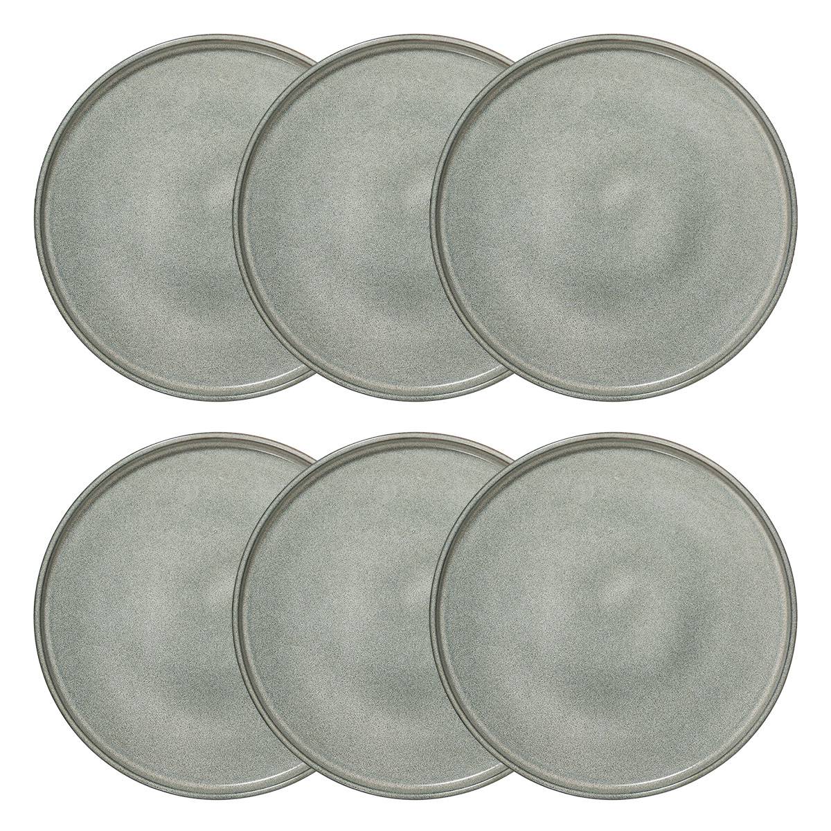 Lot de 6 assiettes plates Terre Inconnue Vaisselle Assiettes plates