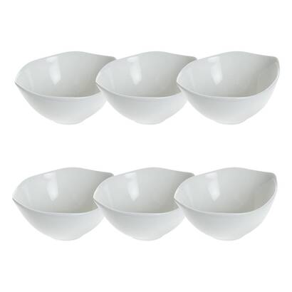 Lot de 6 coupelles Quatre Formes Mini Ap&eacute;ritif, service Plats de service, pr&eacute;sentoirs