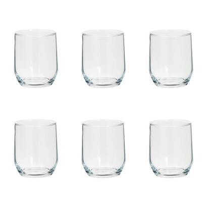 Lot de 6 gobelets bas  paol'eau verres, carafes verres &agrave; eau