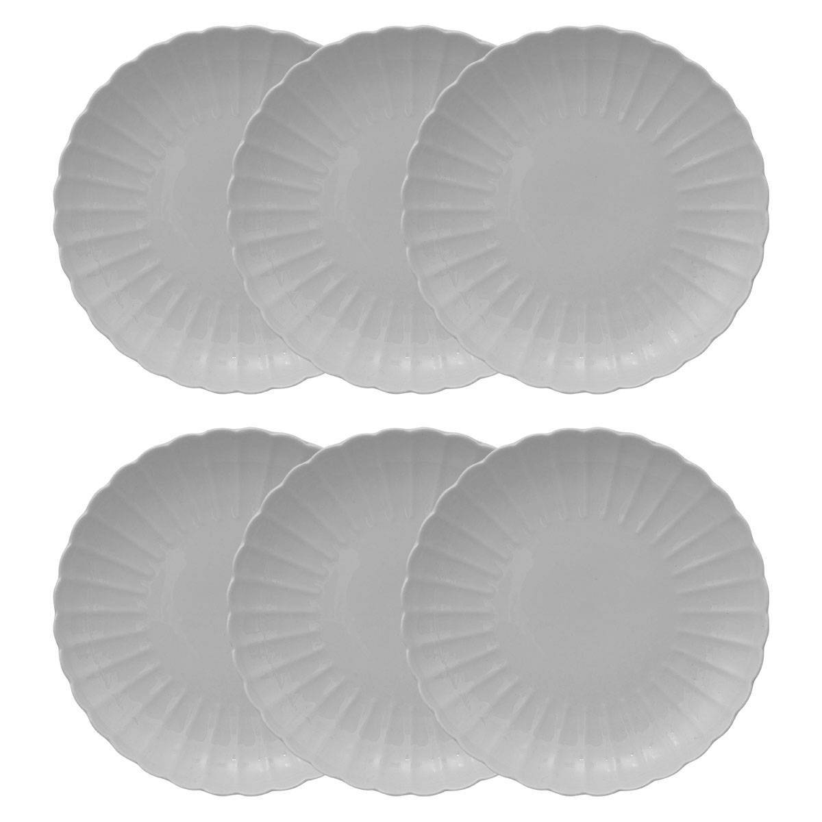 Lot de 6 assiettes plates Romy Vaisselle Assiettes plates