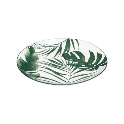 Lot de 6 assiettes &agrave; dessert palme vaisselle assiettes &agrave; dessert